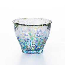 Load image into Gallery viewer, TSUGARU HANDMADE VIDRO SAKE KATAKUCHI SET MATSURI