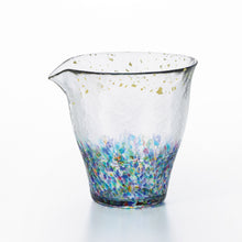 Load image into Gallery viewer, TSUGARU HANDMADE VIDRO SAKE KATAKUCHI SET MATSURI