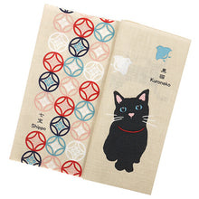 Load image into Gallery viewer, TENUGUI TOWEL JAPANESE CAT