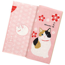 Load image into Gallery viewer, TENUGUI TOWEL JAPANESE CAT