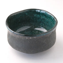 Load image into Gallery viewer, MINOYAKI BLUE CAVE MATCHA BOWL
