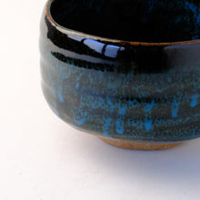 Load image into Gallery viewer, MINOYAKI AO-TENMOKU MATCHA BOWL