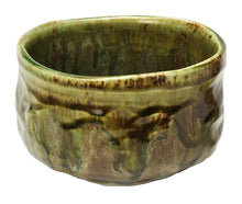 Load image into Gallery viewer, MINOYAKI SHIKIAN MATCHA BOWL (GREEN)