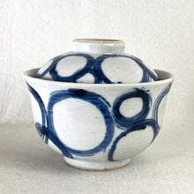 Load image into Gallery viewer, ROKURO DONBURI BOWL WITH LID (BLUE & WHITE)
