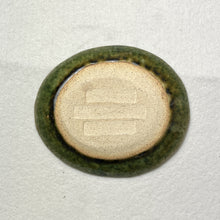 Load image into Gallery viewer, ROKURO ORIBE GREEN GLAZED SMALL PLATE