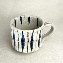 Load image into Gallery viewer, ROKURO DARK & BLUE STRIPED MUG CUP