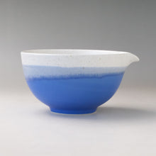 Load image into Gallery viewer, MINOYAKI SOU-KAI/BLUE SEA KATAKUCHI MATCHA BOWL