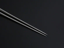 Load image into Gallery viewer, STAINLESS MORIBASHI / PLATING CHOPSTICKS 135MM SATINE WOOD / BLOOD WOOD