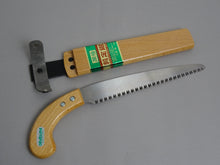 Load image into Gallery viewer, OKATSUNE PRUNING SAW 220MM / WOODEN HANDLE & SHEATH**