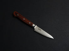 Load image into Gallery viewer, KICHIJI ZAD AUS-10 45 LAYER DAMASCUS PARING KNIFE 80MM