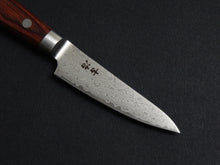 Load image into Gallery viewer, KICHIJI ZAD AUS-10 45 LAYER DAMASCUS PARING KNIFE 80MM