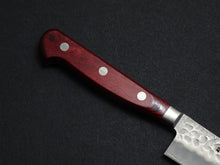 Load image into Gallery viewer, KICHIJI AUS-8 HAMMERED SUJIHIKI 240MM RED HANDLE