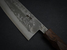 Load image into Gallery viewer, KICHIJI x NAGURI SLD NASHIJI SANTOKU 165MM NAGURI CURVED WENGE WOOD HANDLE