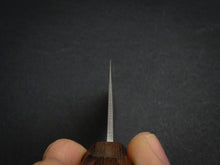 Load image into Gallery viewer, KICHIJI x NAGURI SLD NASHIJI SANTOKU 165MM NAGURI CURVED WENGE WOOD HANDLE
