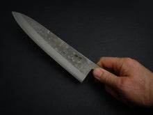 Load image into Gallery viewer, KICHIJI x NAGURI SLD NASHIJI GYUTO 210MM NAGURI CURVED WENGE WOOD HANDLE