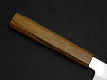 Load image into Gallery viewer, HADO GINSAN GYUTO 210MM OAKWOOD HANDLE FORGED BY SATOSHI NAKAGAWA