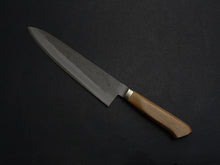 Load image into Gallery viewer, OUL AOGAMI-2 STAINLESS CLAD NASHIJI GYUTO 210MM WALNUT HANDLE