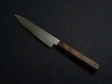 Load image into Gallery viewer, KICHIJI VG-10 33LAYER DAMASCUS PETTY KNIFE 150MM OCTAGONAL PAKKAWOOD HANDLE