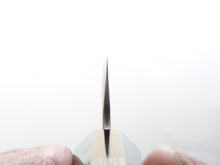 Load image into Gallery viewer, NIGARA AOGAMI SUPER CORE STAINLESS CLAD MIGAKI HAMMERED KIRITSUKE PETTY 150MM