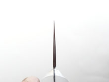 Load image into Gallery viewer, TORATETSU HAMMERED AOGAMI-2 STAINLESS CLAD SANTOKU 180MM