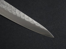Load image into Gallery viewer, TORATETSU HAMMERED AOGAMI-2 STAINLESS CLAD PETTY 135MM