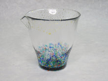 Load image into Gallery viewer, TSUGARU HANDMADE VIDRO SAKE KATAKUCHI SET MATSURI