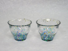 Load image into Gallery viewer, TSUGARU HANDMADE VIDRO SAKE KATAKUCHI SET MATSURI