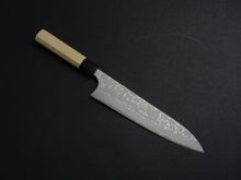 Load image into Gallery viewer, MASAKAGE SHIMO SHIROGAMI-2 DAMASCUS GYUTO 210MM MAGNOLIA OCTAGONAL HANDLE