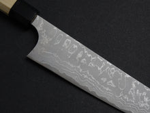 Load image into Gallery viewer, MASAKAGE SHIMO SHIROGAMI-2 DAMASCUS GYUTO 210MM MAGNOLIA OCTAGONAL HANDLE