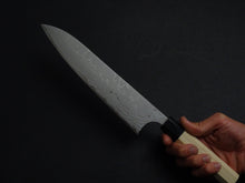 Load image into Gallery viewer, MASAKAGE SHIMO SHIROGAMI-2 DAMASCUS GYUTO 210MM MAGNOLIA OCTAGONAL HANDLE