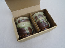 Load image into Gallery viewer, MINOYAKI NAMIHEI SUSHI YUNOMI/TEA CUP SET OF 2