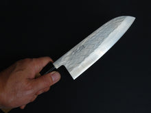 Load image into Gallery viewer, OUL SLD HAMMERED SANTOKU 165MM WALNUTWOOD HANDLE