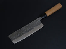 Load image into Gallery viewer, OUL SLD HAMMERED NAKIRI 165MM WALNUTWOOD HANDLE