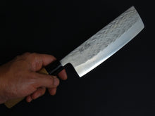 Load image into Gallery viewer, OUL SLD HAMMERED NAKIRI 165MM WALNUTWOOD HANDLE