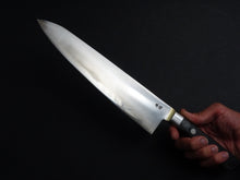 Load image into Gallery viewer, KOGETSU GYUTO 240MM CARBON STEEL / BRASS WELDING BOLSTER