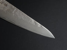 Load image into Gallery viewer, KICHIJI AUS-8 NASHIJI KO-SANTOKU 150MM OCTAGONAL MONO EBONY HANDLE