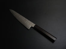 Load image into Gallery viewer, KICHIJI AUS-8 NASHIJI KO-SANTOKU 150MM OCTAGONAL MONO EBONY HANDLE