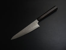Load image into Gallery viewer, KICHIJI AUS-8 NASHIJI KO-SANTOKU 150MM OCTAGONAL MONO EBONY HANDLE
