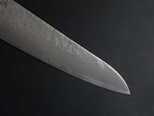Load image into Gallery viewer, KICHIJI AUS-8 NASHIJI GYUTO 195MM OCTAGONAL MONO EBONY HANDLE
