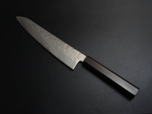 Load image into Gallery viewer, KICHIJI AUS-8 NASHIJI GYUTO 195MM OCTAGONAL MONO EBONY HANDLE