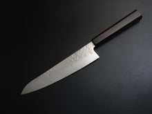 Load image into Gallery viewer, KICHIJI AUS-8 NASHIJI GYUTO 195MM OCTAGONAL MONO EBONY HANDLE