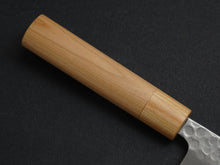 Load image into Gallery viewer, KICHIJI SHIROGAMI-2 STAINLESS CLAD HAMMERED SUJIHIKI 240MM CHERRY WOOD HANDLE