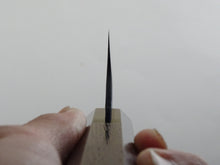 Load image into Gallery viewer, HATSUKOKORO KUMOKAGE AOGAMI-2 KUROUCHI DAMASCUS BUNKA 180MM OCTAGONAL WENGE HANDLE