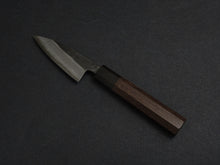 Load image into Gallery viewer, HATSUKOKORO KUMOKAGE AOGAMI-2 KUROUCHI DAMASCUS PARING 80MM OCTAGONAL WENGE HANDLE