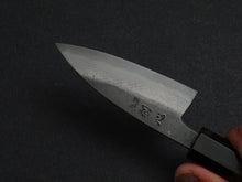 Load image into Gallery viewer, HATSUKOKORO KUMOKAGE AOGAMI-2 KUROUCHI DAMASCUS PARING 80MM OCTAGONAL WENGE HANDLE