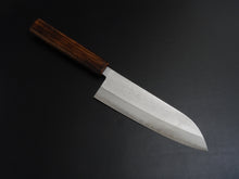 Load image into Gallery viewer, MASUTANI VG-1 GOLD NASHIJI SANTOKU OAK/BAIKOKU HANDLE