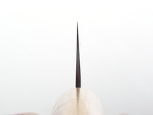 Load image into Gallery viewer, KICHIJI SHIROGAMI-2 STAINLESS CLAD HAMMERED GYUTO 180MM CHERRY WOOD HANDLE