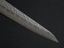 Load image into Gallery viewer, KICHIJI AOGAMI SUPER CORE STAINLESS CLAD TSUCHIME MIGAKI SUJIHIKI 240MM CHERRY WOOD HANDLE