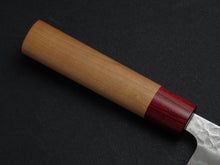 Load image into Gallery viewer, KICHIJI AOGAMI SUPER CORE STAINLESS CLAD TSUCHIME MIGAKI SUJIHIKI 240MM CHERRY WOOD HANDLE