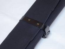 Load image into Gallery viewer, COMO+KATABA HANDMADE HIGH QUALITY CANVAS KNIFE ROLL WITH SINGLE LEATHER FITTINGS*